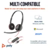 HP POLY BW 3220 STEREO USB-C HS +USB-C/A - Image 3