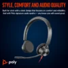 POLY BLACKWIRE 3325 STEREO MICROSOFT TEAMS CERTIFIED HEADSET - Image 2